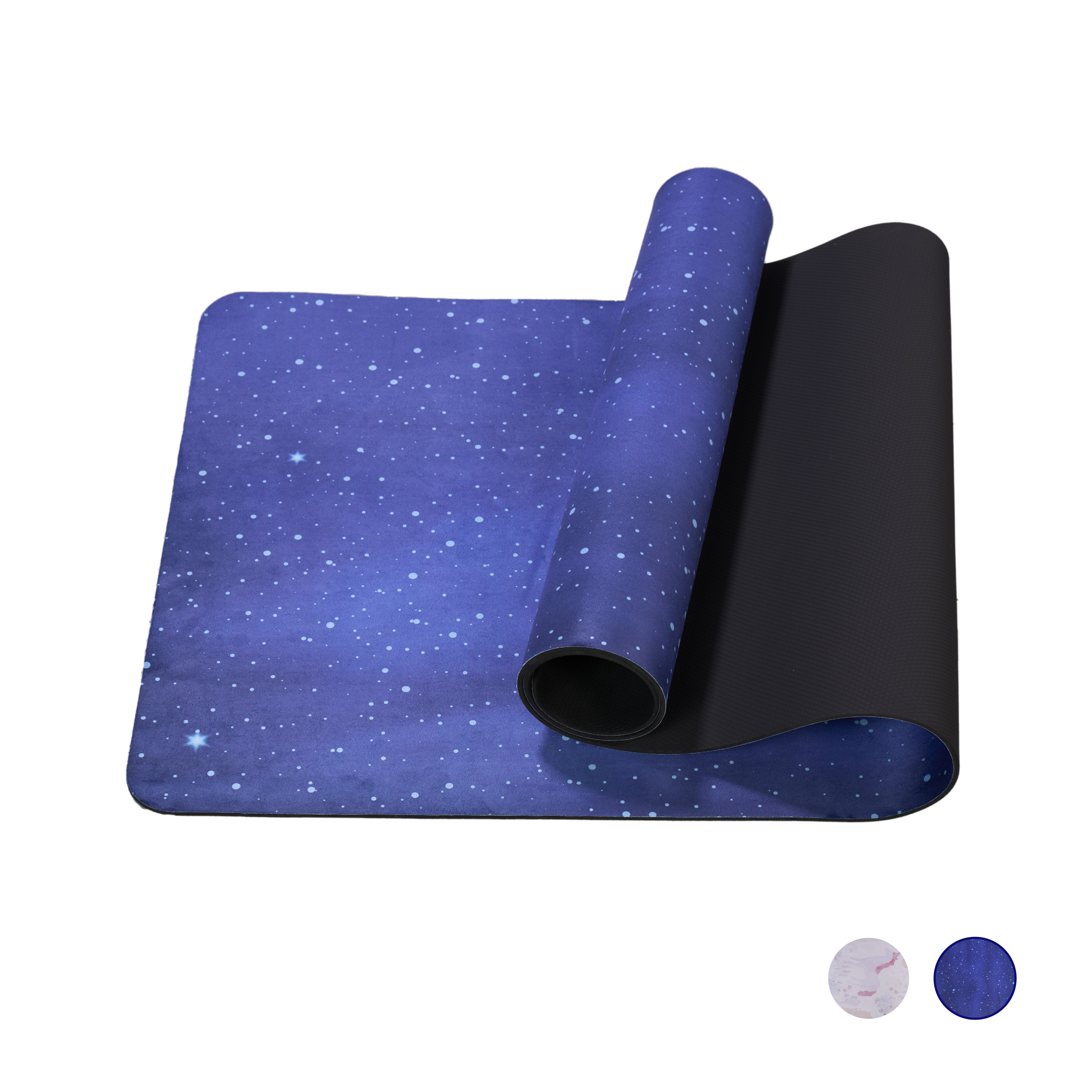 Yoga Mat, Exercise Yoga Mat Print With Non-Slip Design, Professional TPE Exericise Mat, 72" X 24" Multi-Purpose Workout Mat For Women, Pilates Fitness And Floor Exercises	_voghion.com